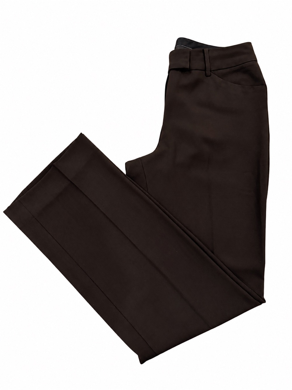 Anne Klein Brown Tailored Trouser Pants Flare Leg Size 4 NWOT Matching Blazer
